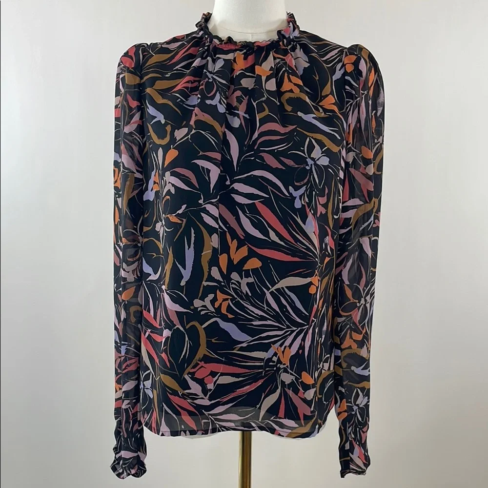 Peter Som Collective Leaf Printed Top, 4 - Picture 6 of 12
